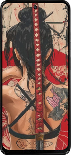 Силиконовый чехол Тайна катаны для Motorola Moto G15 Power - 6074u-4044 изображение 