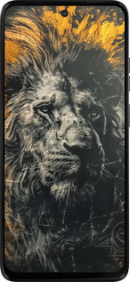 Силіконовий чехол Лев у золотих фарбах для Motorola Moto G15 Power - 6155u-4044 изображение 