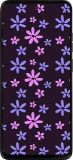 Силіконовий чехол з квітами для Motorola Moto G15 Power - 6258u-4044 изображение 