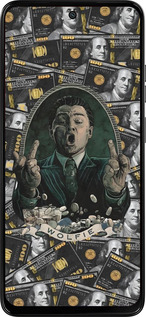 Силіконовий чехол Волк с валл стрит для Motorola Moto G15 Power - 6287u-4044 изображение 