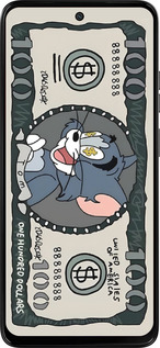 Силиконовый чехол Том и джерри для Motorola Moto G15 Power - 6291u-4044 изображение 