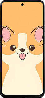 Силиконовый чехол Милый пес для Motorola Moto G15 Power - 6296u-4044 изображение 