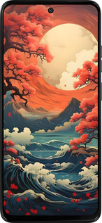 Силиконовый чехол Природа японии для Motorola Moto G15 Power - 6327u-4044 изображение 