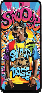 Силиконовый чехол Снуп дог для Motorola Moto G15 Power - 6348u-4044 изображение 
