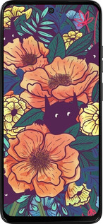 Силиконовый чехол С изображением полевых цветов для Motorola Moto G15 Power - 6419u-4044 изображение 