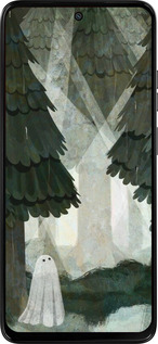 Силиконовый чехол С изображением соснового леса и привидения для Motorola Moto G15 Power - 6420u-4044 изображение 