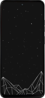 Силиконовый чехол Черно белые абстрактные горы для Motorola Moto G15 Power - 6437u-4044 изображение 