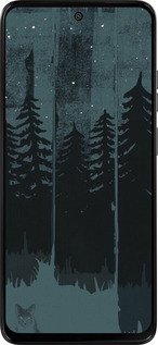 Силиконовый чехол Лиса и ночной лес для Motorola Moto G15 Power - 6481u-4044 изображение 