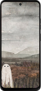 Силиконовый чехол Одинокий призрак на фоне гор для Motorola Moto G15 Power - 6486u-4044 изображение 