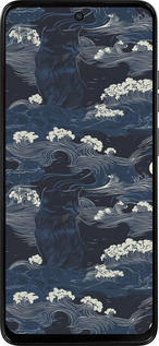 Силиконовый чехол Морская тематика в стиле арт-деко для Motorola Moto G15 Power - 6520u-4044 изображение 