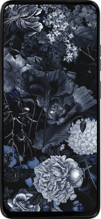 Силиконовый чехол Абстрактный цветочный рисунок в синих тонах для Motorola Moto G15 Power - 6539u-4044 изображение 