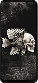 Силиконовый чехол Рыбо-человек для Motorola Moto G15 Power - 683u-4044 изображение 