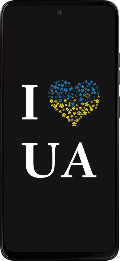 Силиконовый чехол I love UA для Motorola Moto G15 Power - 1112u-4044 изображение 