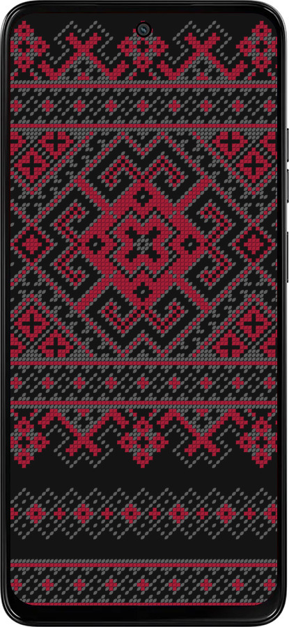 Силиконовый чехол Вышиванка 52 для Motorola Moto G15 Power - 1763u-4044 изображение 