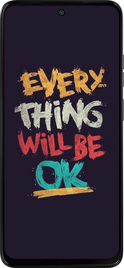 Силіконовий чехол Все буде добре для Motorola Moto G15 Power - 4068u-4044 изображение 