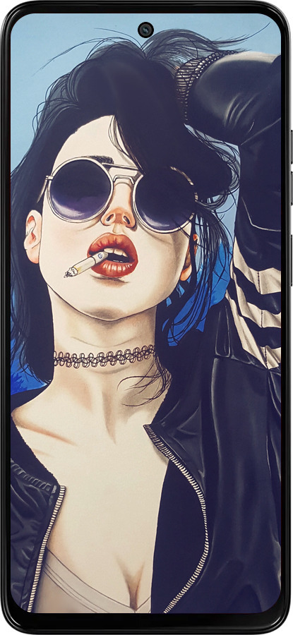 Силиконовый чехол Девушка на стиле для Motorola Moto G15 Power - 4151u-4044 изображение 