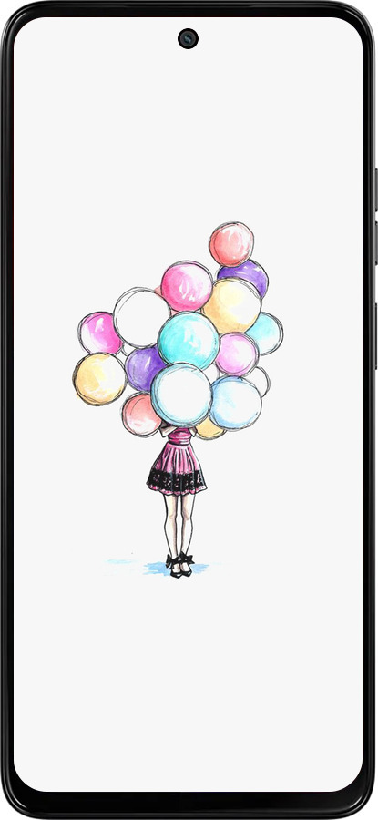 Силиконовый чехол Шарики для Motorola Moto G15 Power - 4387u-4044 изображение 