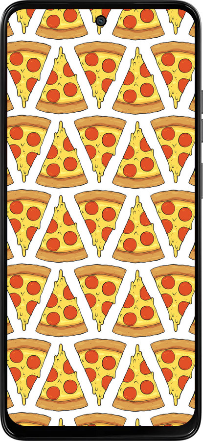 Силіконовий чехол Піца для Motorola Moto G15 Power - 4408u-4044 изображение 
