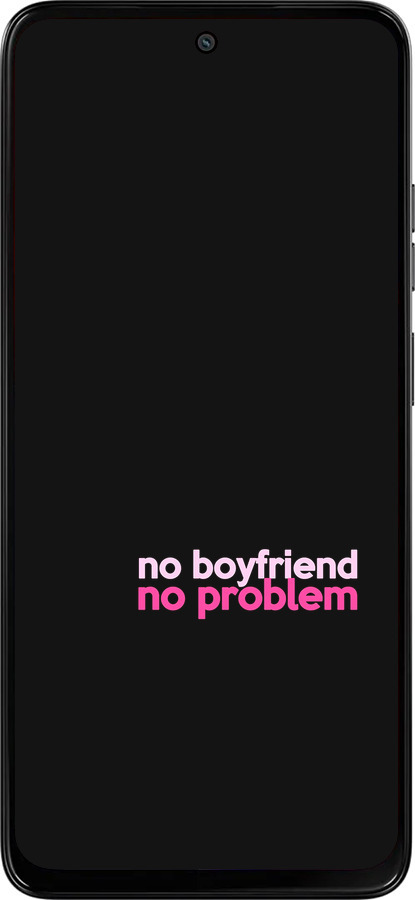Силиконовый чехол no boyfriend no problem для Motorola Moto G15 Power - 4549u-4044 изображение 