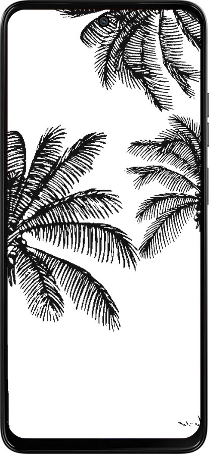 Силиконовый чехол Пальмы1 для Motorola Moto G15 Power - 4634u-4044 изображение 