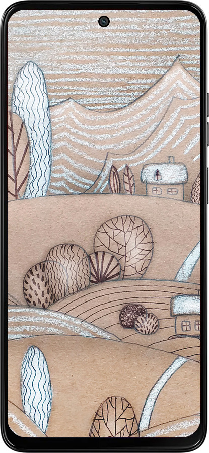 Силиконовый чехол Сказочные холмы для Motorola Moto G15 Power - 4749u-4044 изображение 