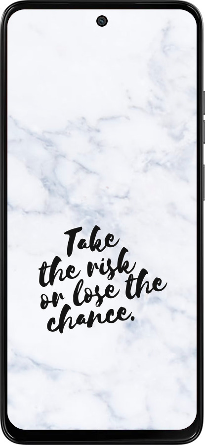 Силиконовый чехол Рискнуть или потерять шанс для Motorola Moto G15 Power - 4866u-4044 изображение 