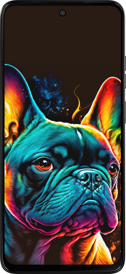 Силиконовый чехол Яркий бульдог для Motorola Moto G15 Power - 5547u-4044 изображение 