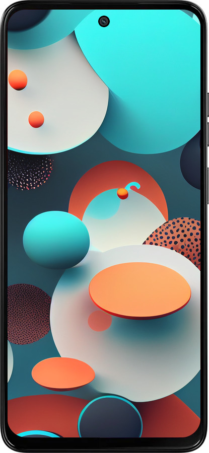 Силиконовый чехол Горошек абстракция для Motorola Moto G15 Power - 5608u-4044 изображение 