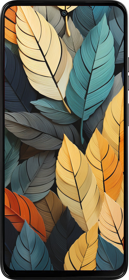 Силиконовый чехол Кольорове листя для Motorola Moto G15 Power - 5644u-4044 изображение 