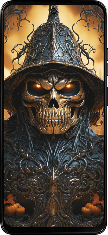 Силиконовый чехол Череп 2 для Motorola Moto G15 Power - 5652u-4044 изображение 