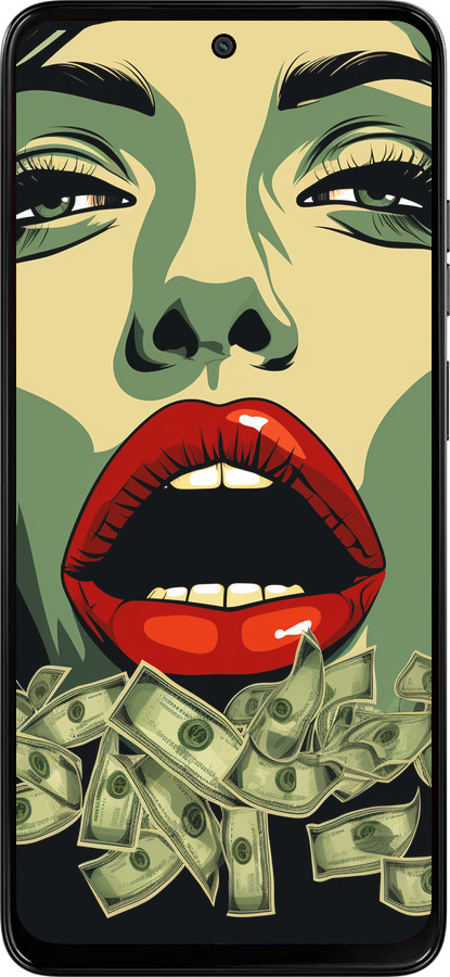 Силиконовый чехол Big money 2 для Motorola Moto G15 Power - 5668u-4044 изображение 