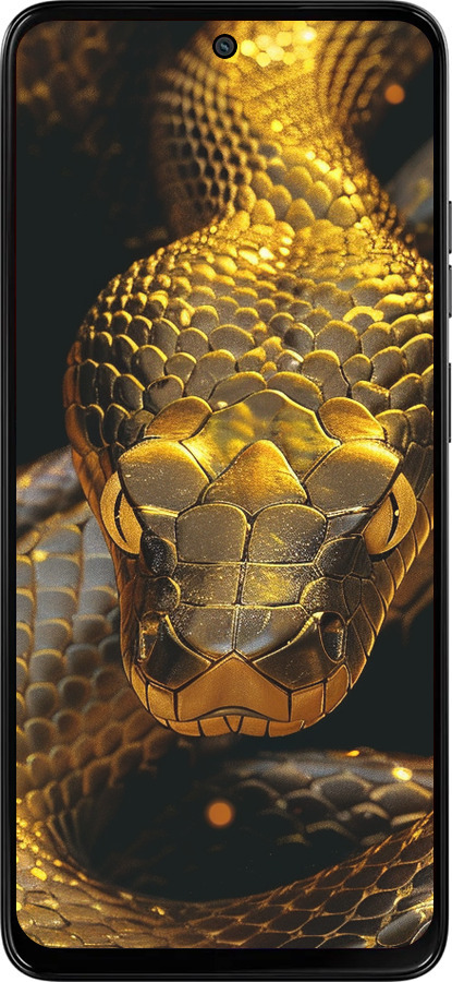 Силиконовый чехол Golden snake для Motorola Moto G15 Power - 6072u-4044 изображение 