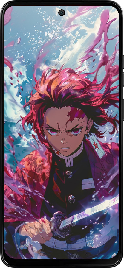 Силіконовий чехол Танджиро Камадо: Клинок, що розсікає демонів для Motorola Moto G15 Power - 6111u-4044 изображение 