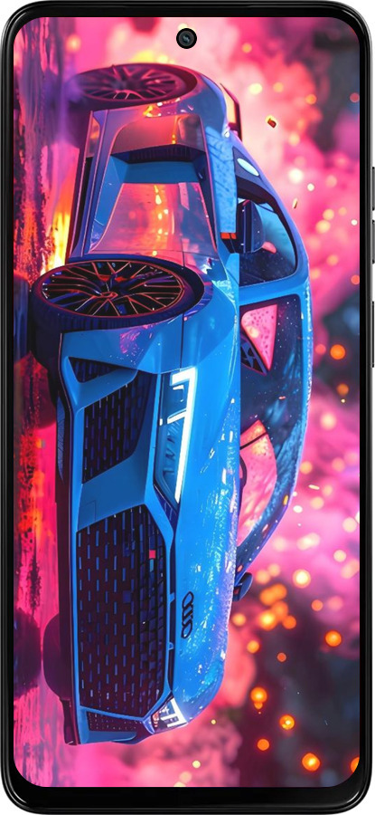 Силиконовый чехол Ауди для Motorola Moto G15 Power - 6286u-4044 изображение 