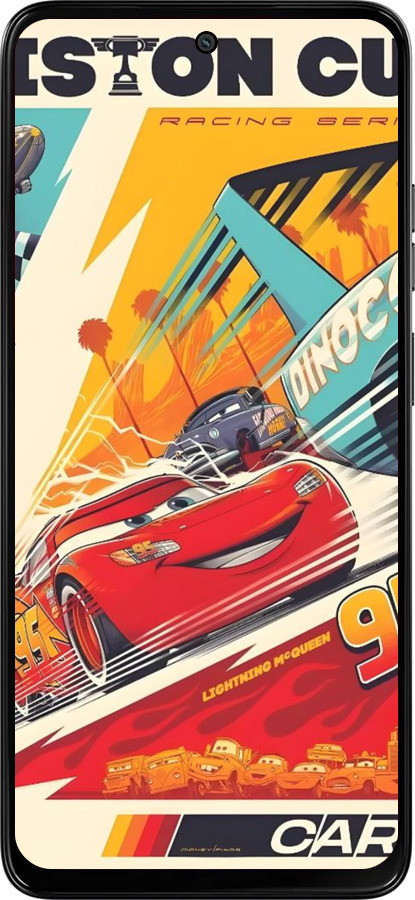 Силіконовий чехол Тачки для Motorola Moto G15 Power - 6288u-4044 изображение 