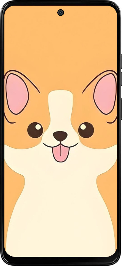 Силиконовый чехол Милый пес для Motorola Moto G15 Power - 6296u-4044 изображение 