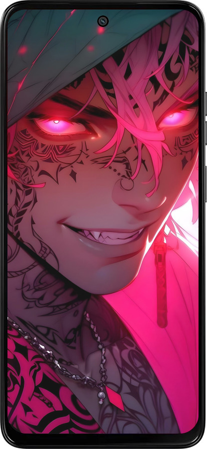 Силиконовый чехол Аниме демон 3 для Motorola Moto G15 Power - 6313u-4044 изображение 