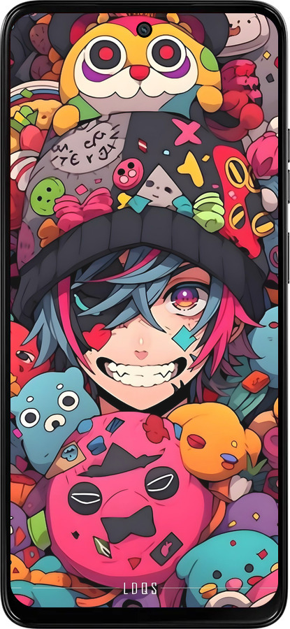 Силиконовый чехол Аниме парень для Motorola Moto G15 Power - 6317u-4044 изображение 