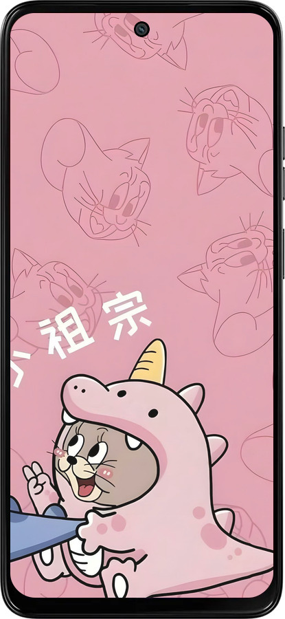 Силиконовый чехол Том и джерри 2 для Motorola Moto G15 Power - 6359u-4044 изображение 