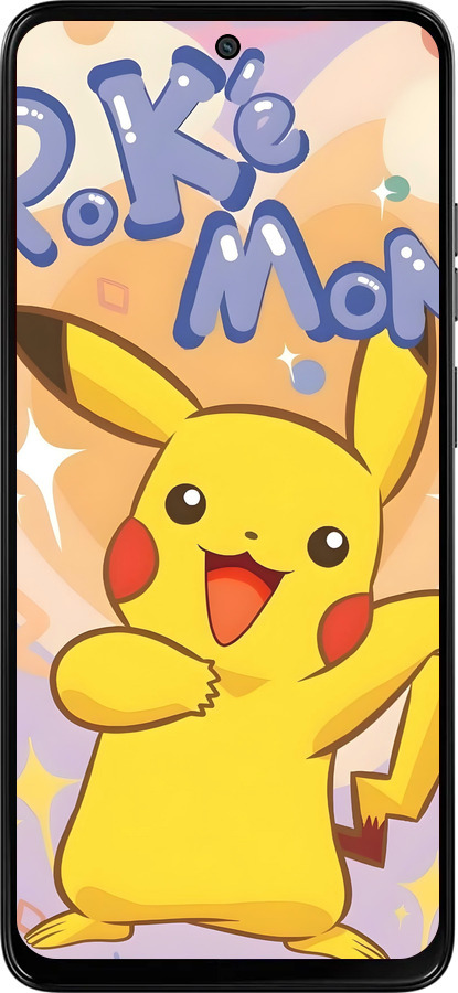 Силиконовый чехол Пикачу для Motorola Moto G15 Power - 6383u-4044 изображение 