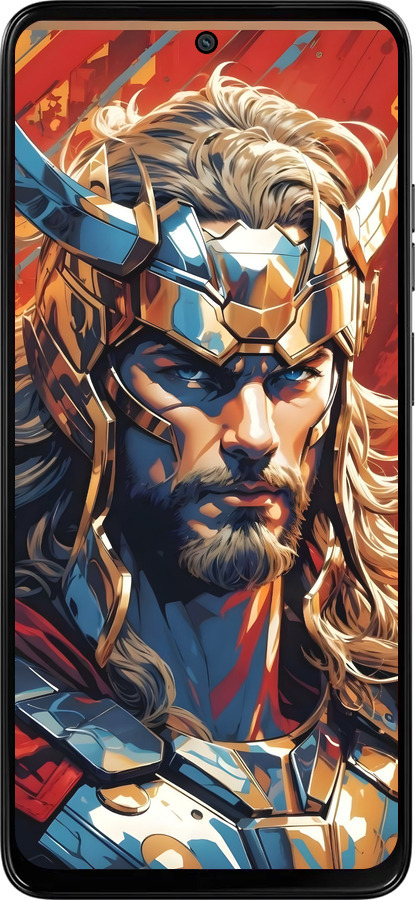 Силиконовый чехол Тор для Motorola Moto G15 Power - 6384u-4044 изображение 