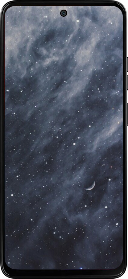 Силиконовый чехол Голубые облака, Голубая луна для Motorola Moto G15 Power - 6398u-4044 изображение 