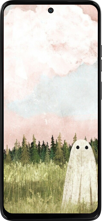 Силиконовый чехол Привидение для Motorola Moto G15 Power - 6401u-4044 изображение 