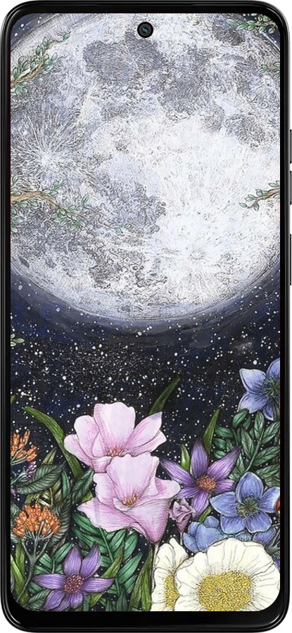 Силиконовый чехол Полночь в саду II для Motorola Moto G15 Power - 6424u-4044 изображение 