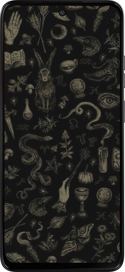 Силіконовий чехол Містичний колаж з травами та магічні символи для Motorola Moto G15 Power - 6428u-4044 изображение 