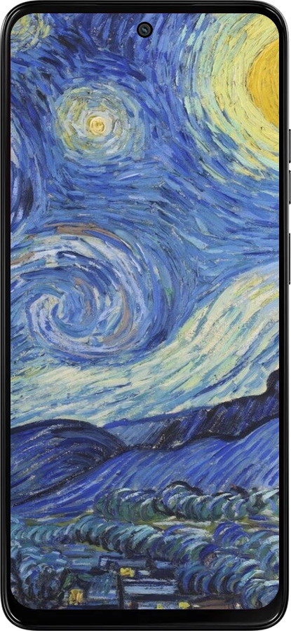 Силіконовий чехол «Зоряна ніч» Вінсента Ван Гога для Motorola Moto G15 Power - 6433u-4044 изображение 