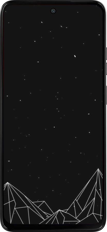 Силиконовый чехол Черно белые абстрактные горы для Motorola Moto G15 Power - 6437u-4044 изображение 