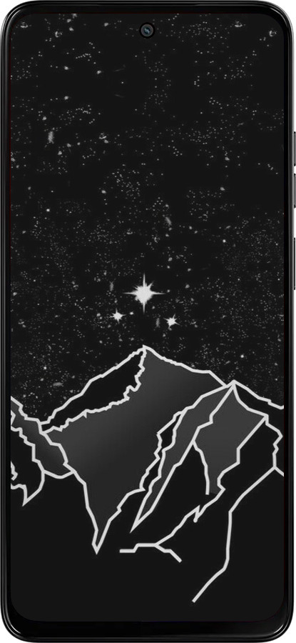 Силиконовый чехол Минималистический горный пейзаж для Motorola Moto G15 Power - 6438u-4044 изображение 
