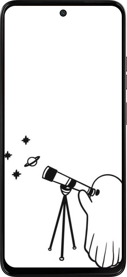 Силіконовий чехол Привид астроном для Motorola Moto G15 Power - 6444u-4044 изображение 