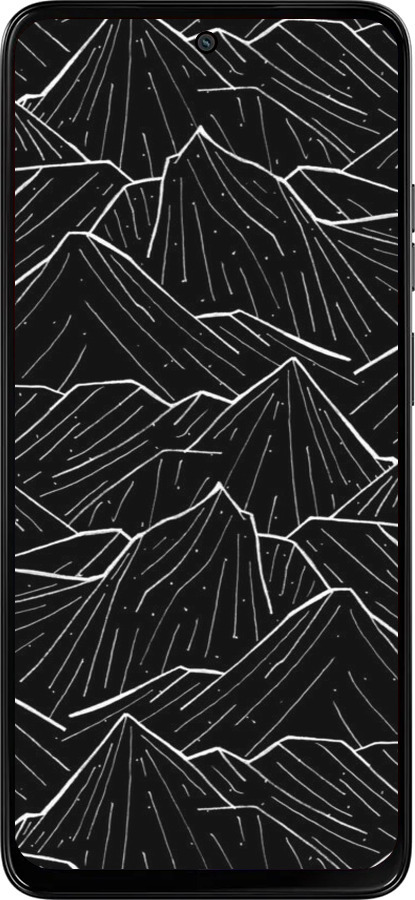 Силиконовый чехол С изображением Темных гор для Motorola Moto G15 Power - 6489u-4044 изображение 